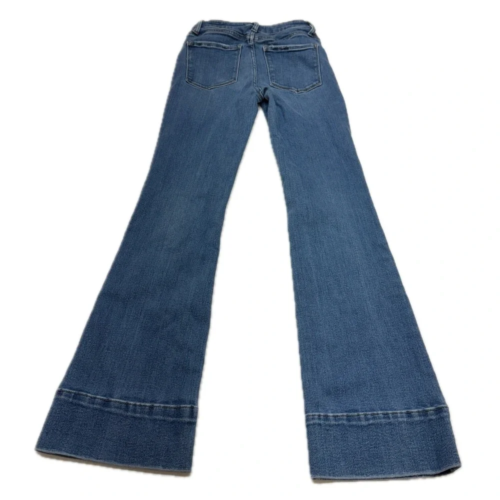 Vervet Jeans Women 26 Blue Flare Retro Boho Wide Leg Denim